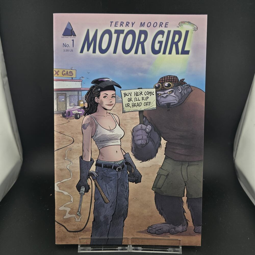 Motor Girl #1 (2016) Terry Moore Abstract Studio - NM+ 9.6 9.8 Grading Candidate